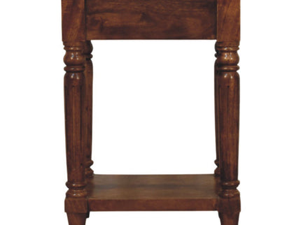 Turned Legs Drawer Table