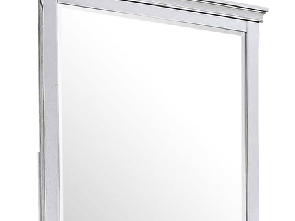 Lockeford - 5 Drawer Dresser With Mirror - White