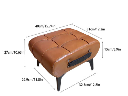 Minimalist Footstool With Hidden Storage