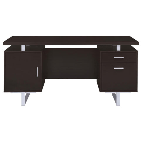 2 Drawer Floating Top Office Desk