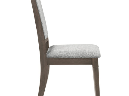 Perkins - Upholstered Dining Side Chair (Set of 2) - Dark Brown