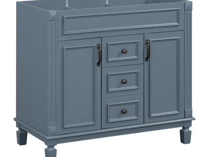 Bathroom Vanity Cabinet With 2 Soft Closing Doors And 2 Drawers