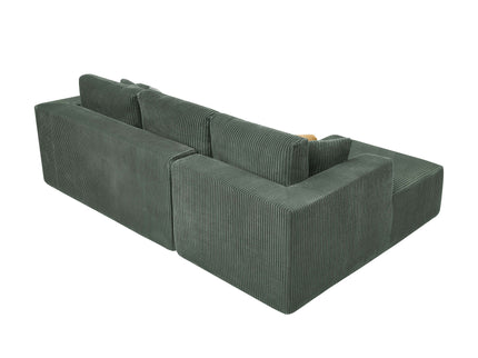 L - Shape Full Compressed Upholstered Sectional