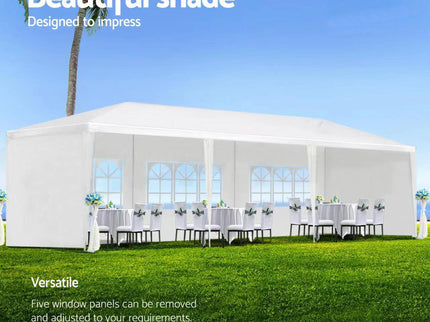 10X30' Wedding Party Canopy Tent Outdoor Gazebo With Removable Sidewalls