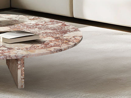 Luxury Coffee Table With Unique Veining, Unique Stone Design