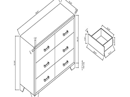 Omoda - Dresser - White