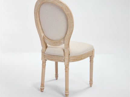 Upholstered With Round Back Dining Chairs (Set of 2)