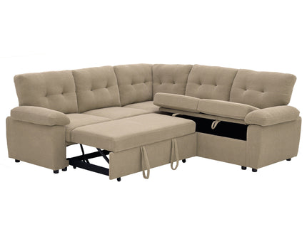 Convertible Sectional Sofa Bed & Pull Out Sleeper And Storage
