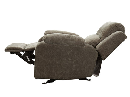 Upholstered Manual Recliner Chair With 3 Adjustable Backrest Positions