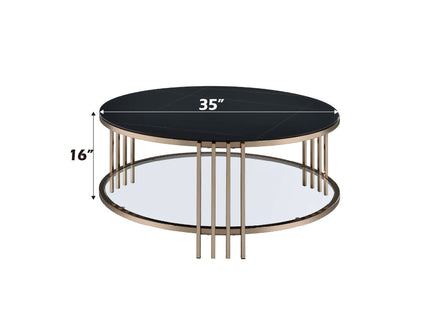 Abisha - Sintered Stone Top Round Table