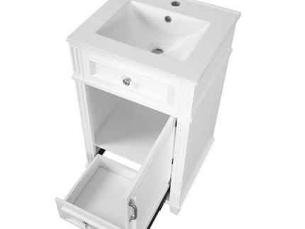 Bathroom Vanity With Sink, Drawer & Soft Closing Door