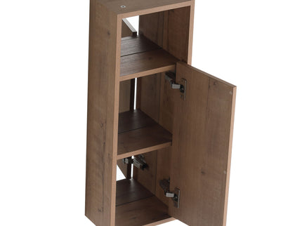 10" Wall Mounted Storage Cabinet, Bathroom Cabinet With Soft Close Door - Imitative Oak