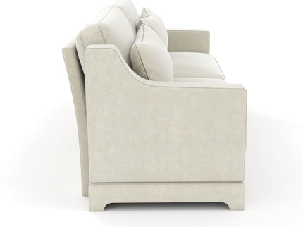 Elegant Sofa With Ergonomic Design And Lumbar Pillows