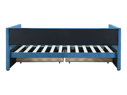 Daybed With Two Drawers And Wood Slat