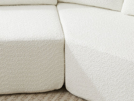 V - Shaped Modular Sofa Set With 3 Pillow