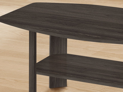 Table Set: Coffee, End, Side, Accent, Living Room, Transitional (Set of 3) - Oak