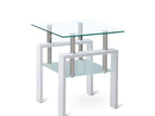 White / 1 Piece / End Tables