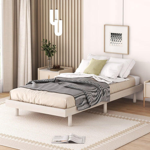 Modern Floating Platform Bed Frame