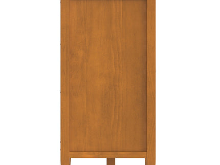 Warm Shaker - Storage Cabinet With Wine Rack - Brown