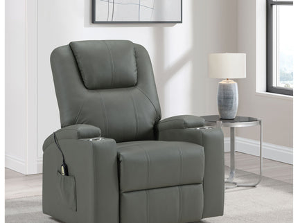 Macklin - Power Lift Massage Recliner With Heat And Dual Cupholders