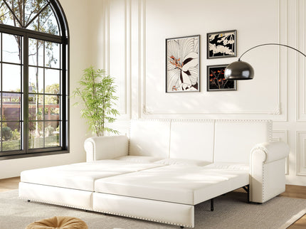 Chesterfield Sofa & Pull Out Bed