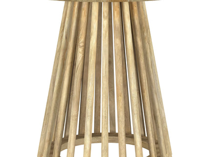 Diana - 2 Piece Round Coffee And End Table Set - Natural