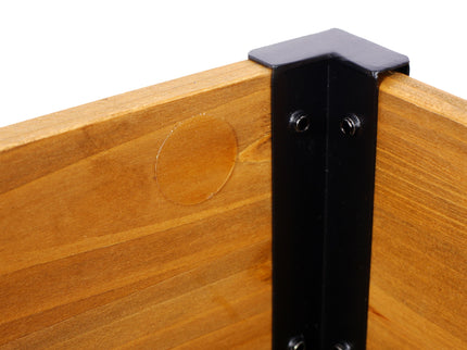 Raised Garden Bed With Metal Legs And Folding Storage Shelf