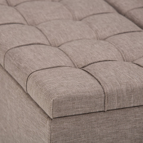 Harrison - Upholstered Coffee Table Storage Ottoman