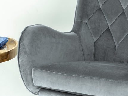 Hannah - Rocking Chair - Gray
