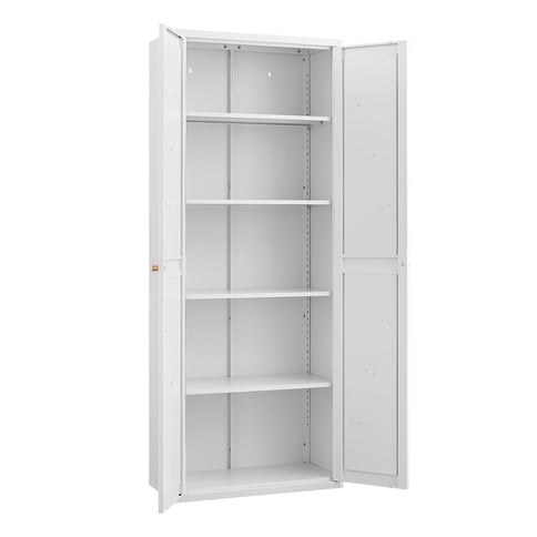 Adjustable 2 Door Storage Cabinet With Adjustable Shelves