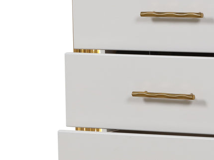 Obsession - 5 Drawer LED Chest - White