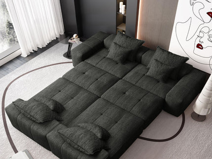 Modern Oversized Diy Combination Modular Sectional Sofa With Pillows