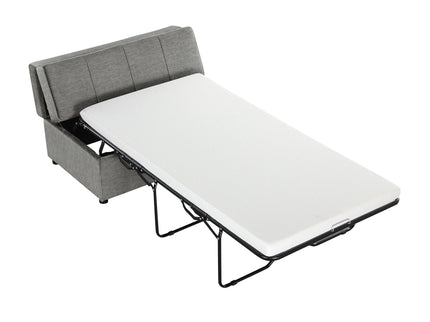 Twin Size Folding Ottoman Sleeper Bed With Mattress Convertible Guest Bed