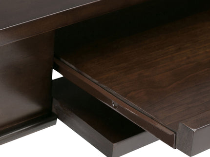 Carlton - Home Office Desk - Dark Tobacco Brown
