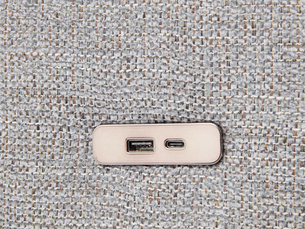 Sectional Sofa Modular U-Shaped With Ottoman & USB Ports