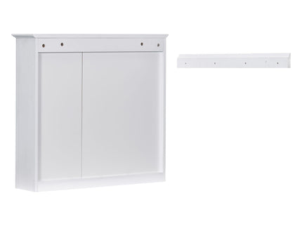 Wall Mounted Medicine Cabinet With Mirror And 3 Open Shelves