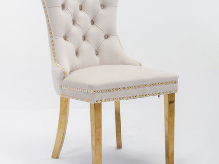 Nikki - Modern, High-End Tufted Dining Chair (Set of 2)