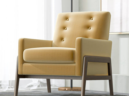 Cole - Solid Wood Lounge Chair