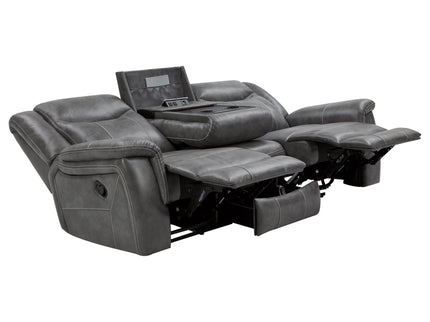 Hudson - Motion Sofa Pillow Top Arms Reclining Comfort - Gray
