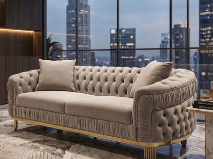Vanessa - Sofa - Taupe