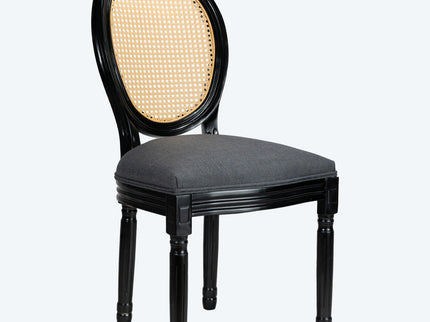French Country Dining Chairs With Round Back (Set of 2)