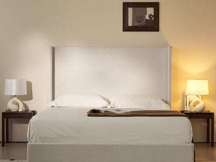 Hosford - Minimalist Upholstered Wingback Bed