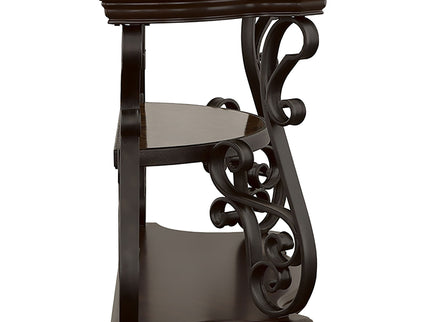 Gretta - Merlot 2 Shelf Sofa Console Table - Brown
