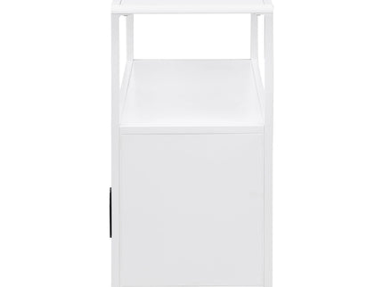 Kenneth - 2 Door Radio Weave Accent Cabinet - White