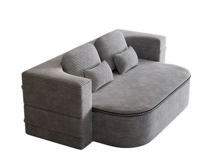 2 In 1 Foldable Sofa Bed With Multi Functional Blanket