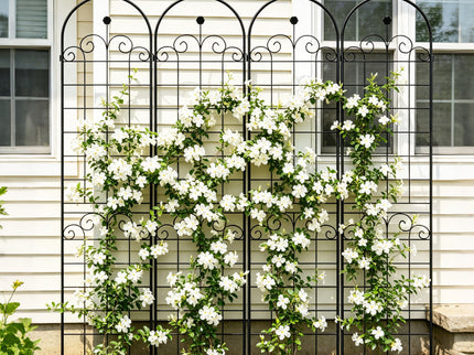 Metal Garden Trellis For Climbing Plants Outdoor Rustproof Plant Support Rose Trellis Netting Trellis