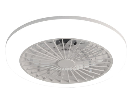Bladeless Ceiling Fan With Light And Remote Control - White