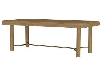 Benson - Extension Leaf Dining Table With Trestle Base - Sand