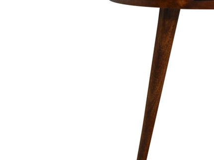 Semi Circle Nightstand - Chestnut