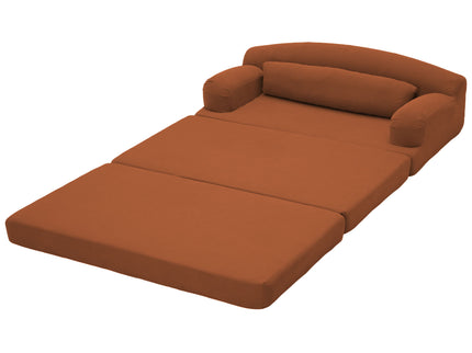 2 Seater Sofa Bed, Compact Foldable Floor Couch